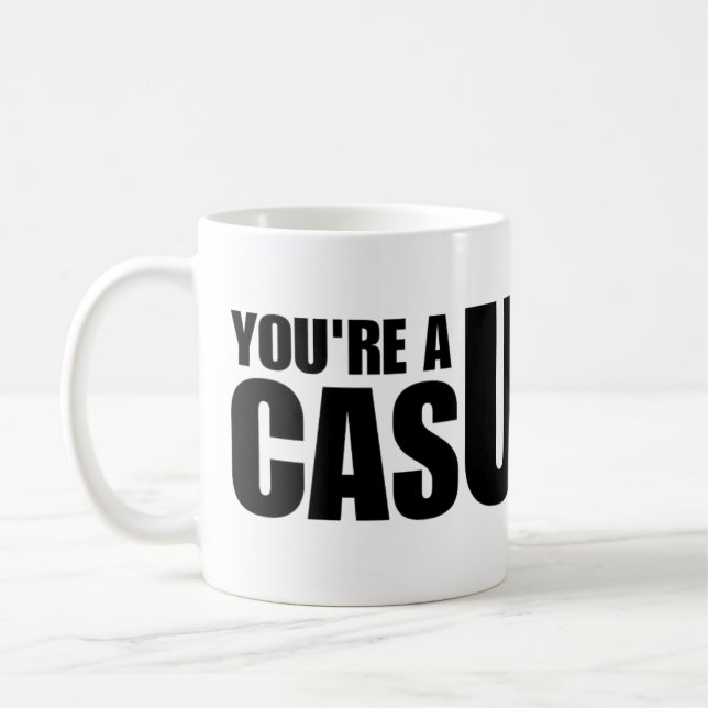 "Vous êtes un Décontracté" Boxing Updates Mug (Gauche)