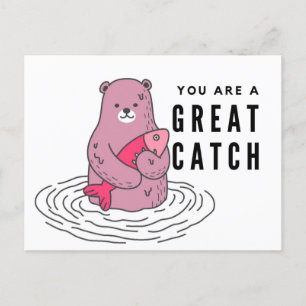 Vous êtes un grand Catch drôle carte d'anniversair