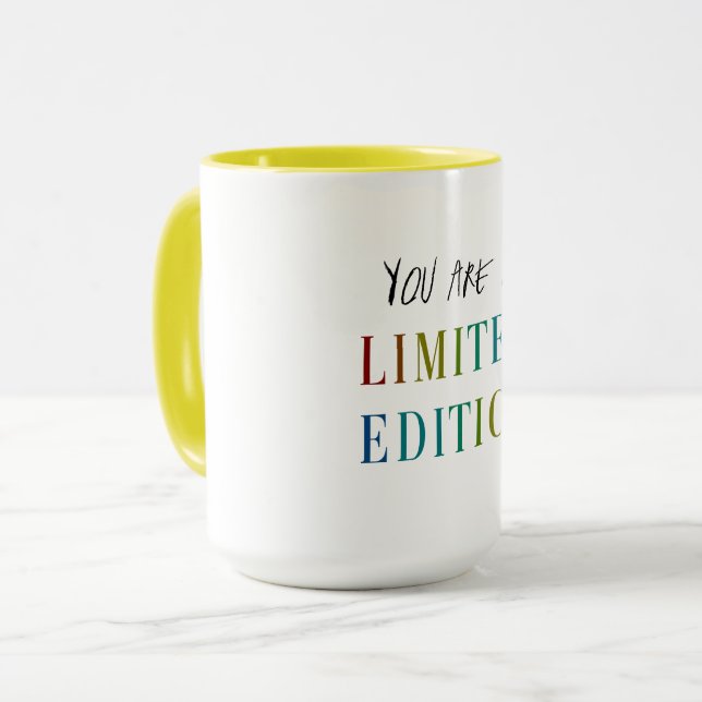 Vous êtes un Mug à édition limitée (Devant gauche)
