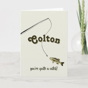 Vous êtes un Poisson d'Amour Carte de la Saint-Val