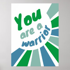 Vous êtes une affiche d'affirmation positive Warri