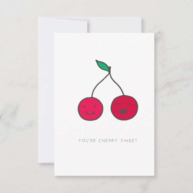 Vous êtes une carte de la Saint-Valentin Cherry Sw (Devant)