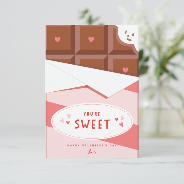 Vous êtes une jolie carte de la Saint Valentin (Debout devant)