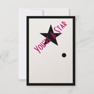 Vous êtes une star Oscar Party Invitation