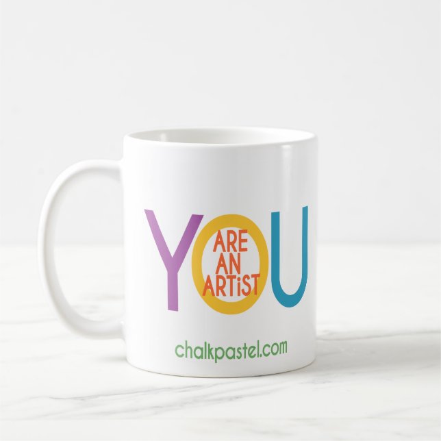 Vous ÊTES une tasse d'artiste (Gauche)