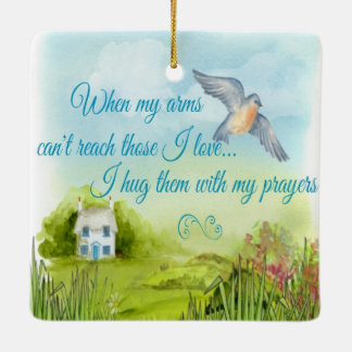 Vous étreindre avec mon ornement de prières