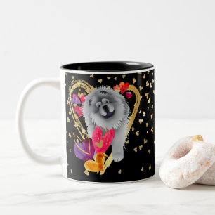 VOUS FAITES MON COEUR BLER - Mug de Chow Bleu