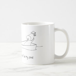 Vous flottez ma tasse de chèvre