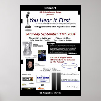 Vous L'Entendez Poster Du Premier Concert