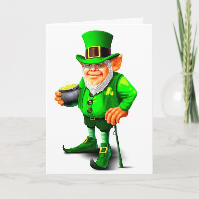 VOUS MANQUEZ SUR ST. Carte PATRICK'S DAY (Devant)