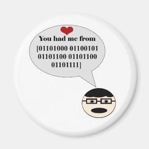 Vous M'Avez Eu De Hello Binary Magnet