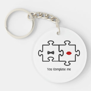 Vous me complétez Puzzle Pièces porte - clé