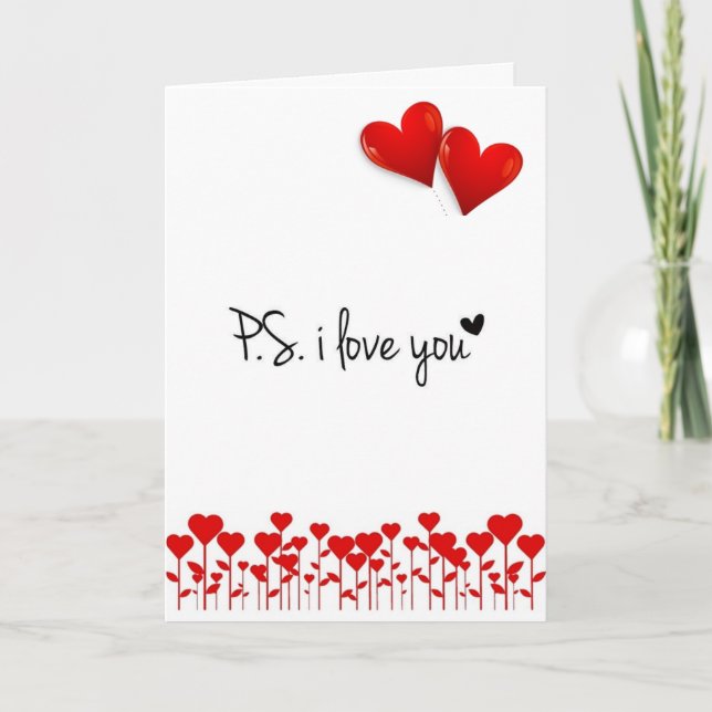 ***VOUS ME REND HEUREUX*** CARTE D'AMOUR (Devant)