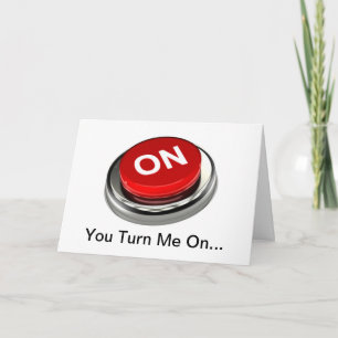 "Vous me tournez sur…" Carte d'anniversaire