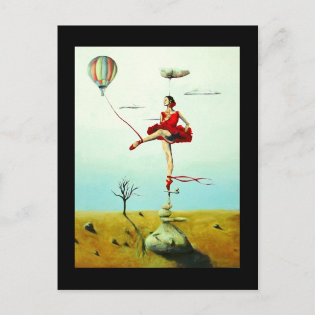 Vous M'Élevez Une Carte Postale Ballerina Inspiran (Devant)