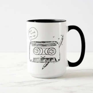 Vous m'enroulez vers le haut de la rétro tasse
