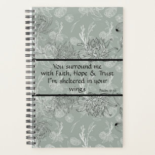 Vous M'Entourez Green Floral Business Planner