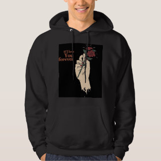 Vous méritez mieux – Sweat à capuche Rose Gothique