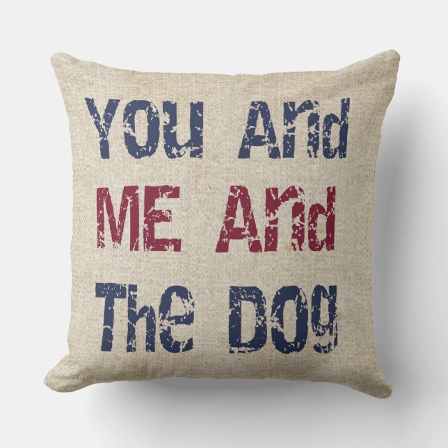 Vous, moi et le coussin de chien (Recto)