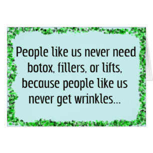 Vous n'avez pas besoin de botox