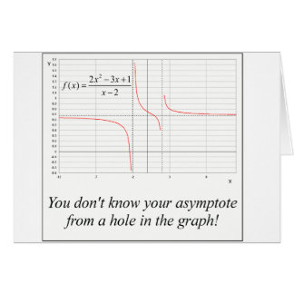Vous ne connaissez pas votre asymptote…