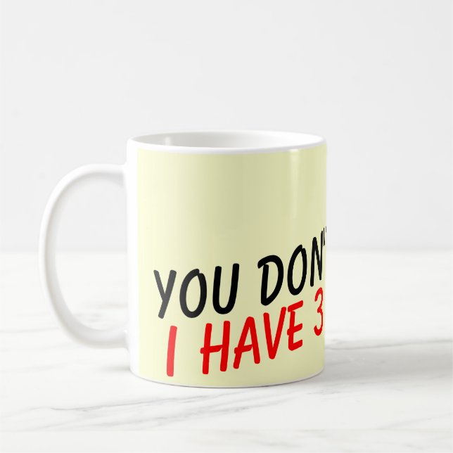Vous ne m'effrayez pas que j'ai la tasse de café (Gauche)