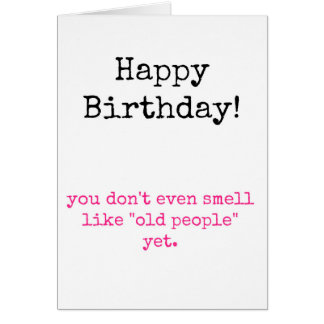Vous ne sentez pas vieux
