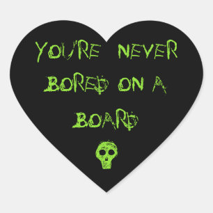 VOUS N'ÊTES JAMAIS EMBARQUÉ À BORD - Stickers Coeu