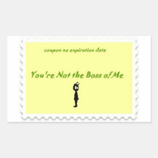 Vous n'êtes pas le coupon autocollant Alien patron