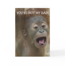 Vous n'êtes pas ma carte de Fête des pères papa
