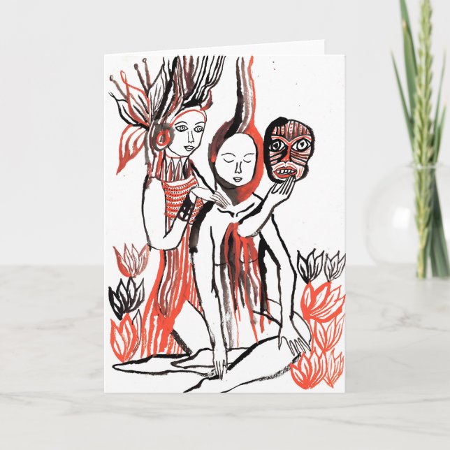 Vous pénérez mon coeur et retirez la carte Masque (Devant)