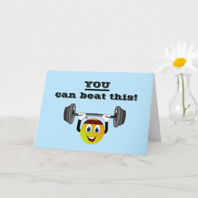 Vous Pouvez Battre Cette Carte Smiley Obtenez Bien (Petite plante)