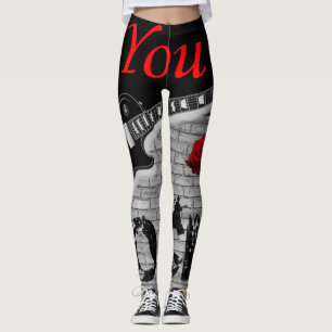 vous rochez les leggings rouges noirs