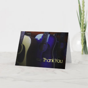 Vous, Rock ! Carte de voeux Merci