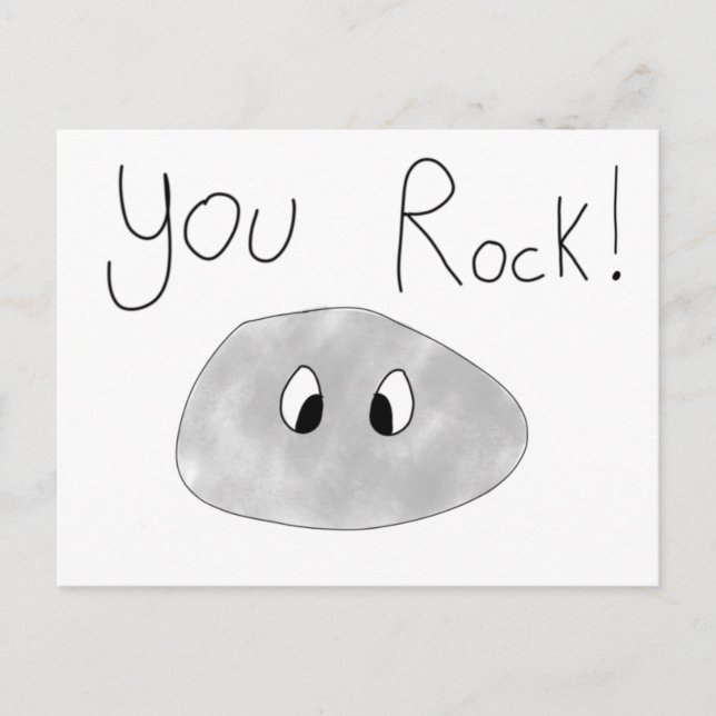 vous rock carte postale (Devant)