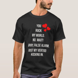 Vous Rock My World Faux Alarme Vertigo T-shirt