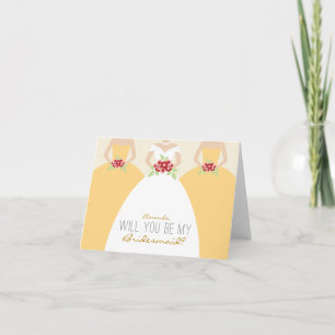 Vous serez ma carte de demoiselle d'honneur (le