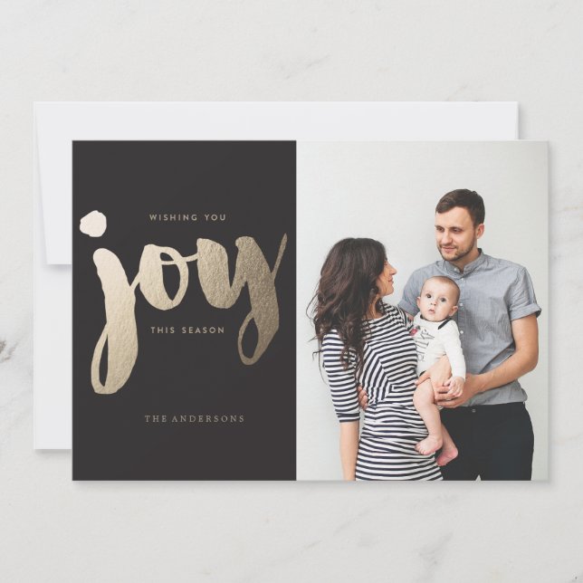 VOUS SOUHAITEZ JOY GOLD photo carte de voeux de No (Devant)