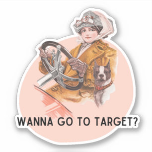 Vous voulez aller à Target ?   Sticker à mème pour
