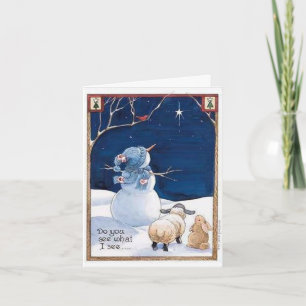 Vous voyez ce que je vois - carte de Noël