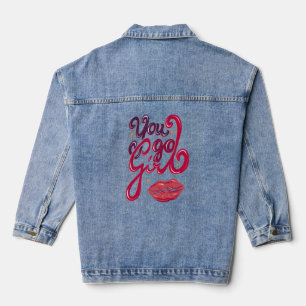 Vous Y Allez Fille - Chemise en Denim avec Affirma