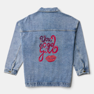 Vous Y Allez Fille - Chemise en Denim avec Affirma