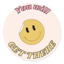 "Vous y arriverez" Autocollant de motivation