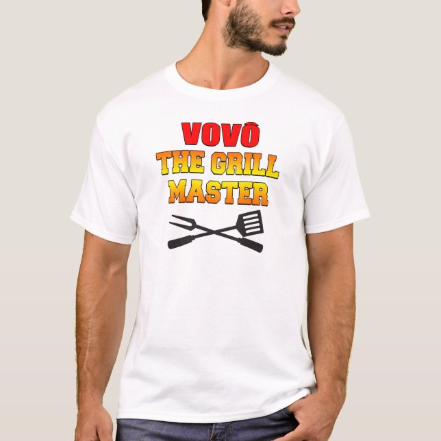 Vovo, der portugiesische Meister der Grill T-Shirt (Vorderseite)