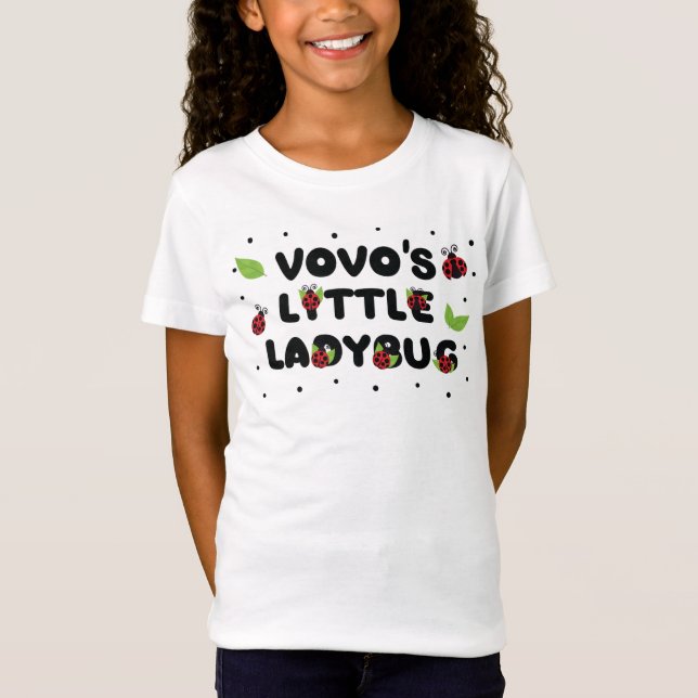 Vovos Kleine Ladybug - Niedlich T-Shirt (Vorderseite)