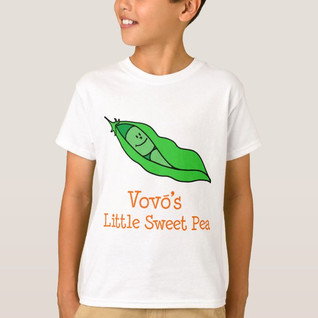 Vovos kleine süße Erbse T-Shirt (Vorderseite)