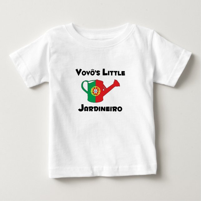 Vovos wenig Jardineiro Baby T-shirt (Vorderseite)