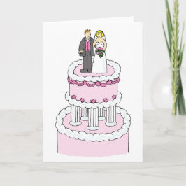 Vow Renewal Herzlichen Glückwunsch Cartoon Couple Karte