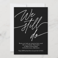 Vow Renewal Invitations Script simple