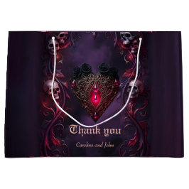 Vows Beyond the Veil – Gothic Wedding Art  Große Geschenktüte